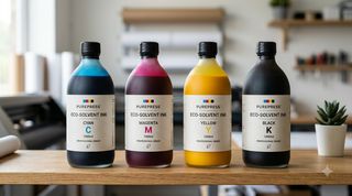 Eco solvent ink bottles