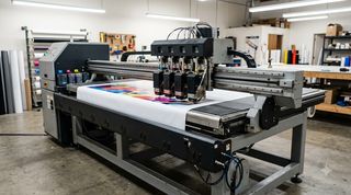 Konica 512i four head flex printer