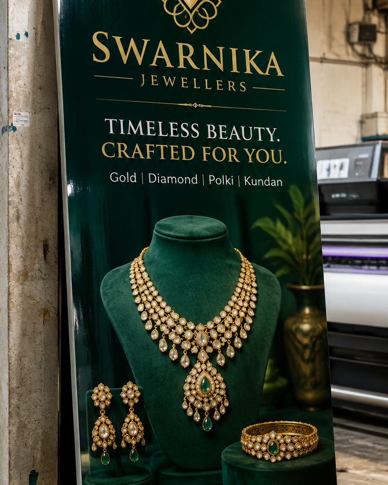 A shop board printed on a UV flatbed