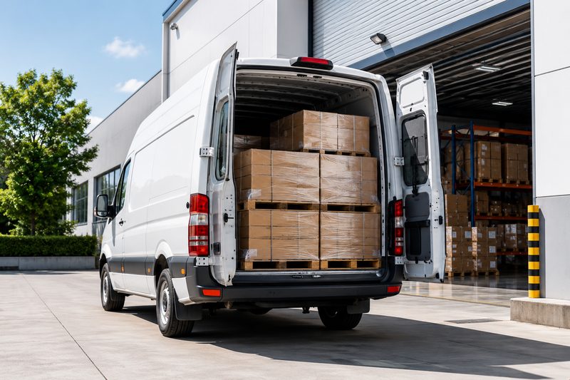 Delivery truck